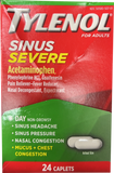 Tylenol Sinus Severe Non-drowsy Pain & Congestion Relief Caplets - Acetaminophen - 24ct