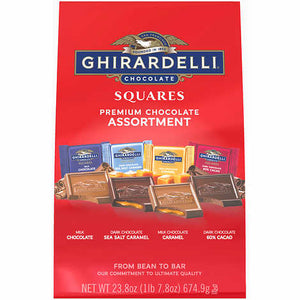 Ghirardelli Chocolate Squares Premium Chocolate Assortment 23.8 oz  巧克力(四款口味) 23.8盎司