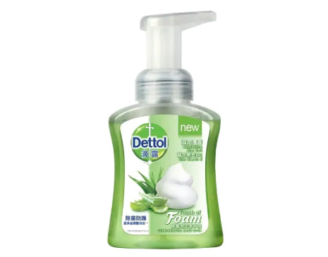 Dettol Brand Anti Bacteria Foam Hand Wash Moisturizing Aloe Vera (250 mL)  滴露 除菌泡沫潔手液(滋潤蘆薈) 250毫升
