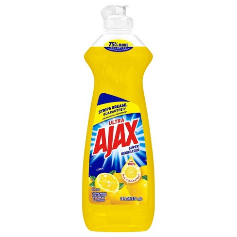 AJAX LEMON DISH CLEANSER 14 FL OZ 柠檬洗碗精 414 ml