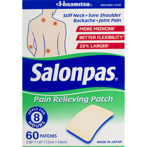 Salonpas 60 patches 2.83"*1.81"