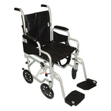 Poly-Fly High Strength, Lightweight Wheelchair/Flyweight Transport Chair Combo, TR18