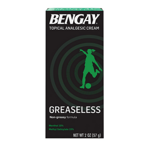 Bengay Brand Greaseless Non-Greasy Cream, Pain Relief 2 oz (57g) 高渗透缓解疼痛止痛膏, 不油腻