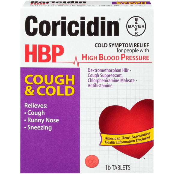 Coricidin HBP c/c 16 tab.