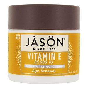 Jason Brand Moisturizing Creme Age Renewal Vitamin E 25,000 IU, 4 oz (113g)  抗老维生素E 保濕面霜