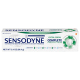 Sensodyne Brand Complete Protection Sensitive Toothpaste, Extra Fresh - 3.4 Ounces 全效保护超强清醒敏感牙齿专用牙膏 96.4 g
