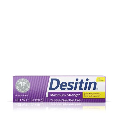 DESITIN Brand Maximum Strength Diaper Rash Paste 1 oz (28g)  尿布皮疹軟膏, 最大强度护臀膏