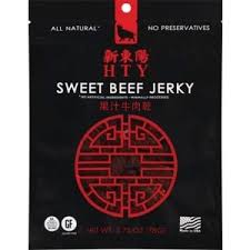 HTY Brand Sweet Beef Jerky 2.75 oz (78g)  新東陽 果汁牛肉乾 2.75安士可(78克)