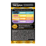 Trojan Brand Platinum Variety Pack Lubricated Condoms - 10 Count  內有四款式潤滑避孕套10片装