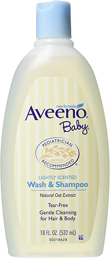 Aveeno Lightly Scented Baby Wash And Shampoo, Tear Free, 18 Oz
