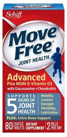 MOVE FREE BLUE 80TAB Plus MSM & Vitamin D3