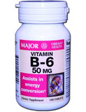 MAJOR VITAMIN B6 50MG 维生素B6 50mg 100粒装