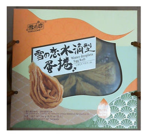 Yuki&Love, WATER DROPLETS EGG ROLL (Salted Egg Yolk) 192g/ 6.72 oz  雪之戀水滴型蛋卷 (鹹蛋黃) 192克