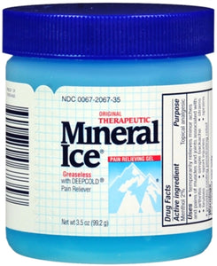 Mineral Ice Topical Analgesic Pain Reliving Gel 3.5 oz 矿物冰外用止痛凝胶 99.2 g