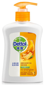 Dettol Brand HAND WASH Re-energize Antibacterial (250 mL)  滴露 抗菌潔手液 (清新柑橘) 250 mL