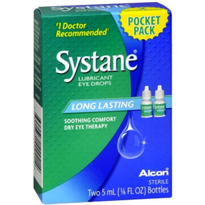 SYSTANE LONG LASTING LUBRICANT EYE DROPS 5ML*2 长效持久眼药水 5ml*2瓶装