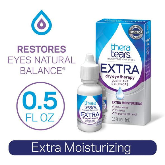 Thera Tears Dry Eye Therapy Lubricant Eye Drops 0.5 fl oz  润眼眼药水 15ML