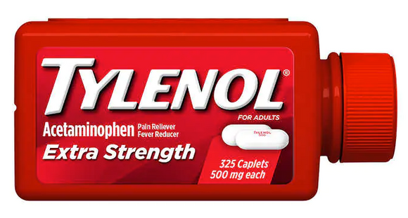 Tylenol Extra Strength Acetaminophen 500 mg, 325 Caplets