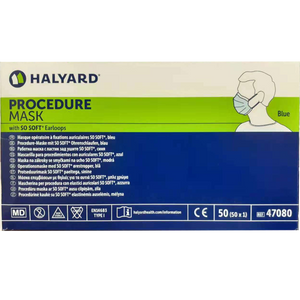 HALYARD BLUE MASK 50 PCS/ BOX (REF47080)