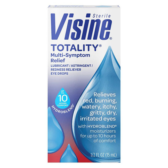 VISINE Brand Totality Multi-Symptom Relief Red Eye Drops (0.5 fl oz) 全效型滋润滴眼液 (15ml)