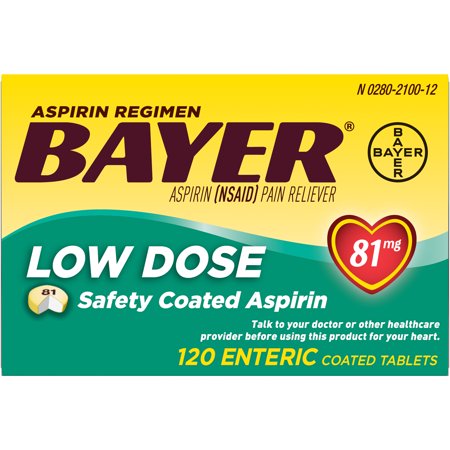 Bayer low dose 81mg safety coated 
