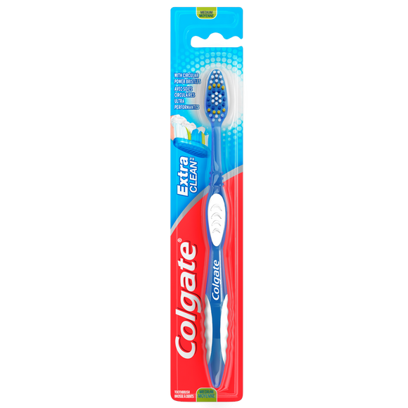 Colgate Extra Clean Full Head Toothbrush, Medium, 1 Ea