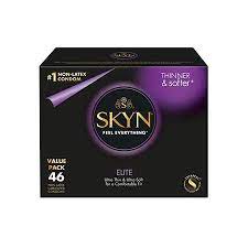 SKYN Elite Non-Latex Lubricated Condoms, 46 ct.