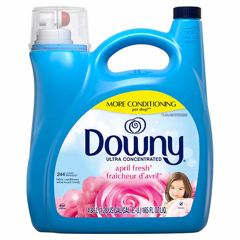 Downy, Ultra Concentrated HE Fabric Softener, April Fresh (244 loads) 165 Fl oz  超濃縮柔軟劑 (244負荷) 165盎司