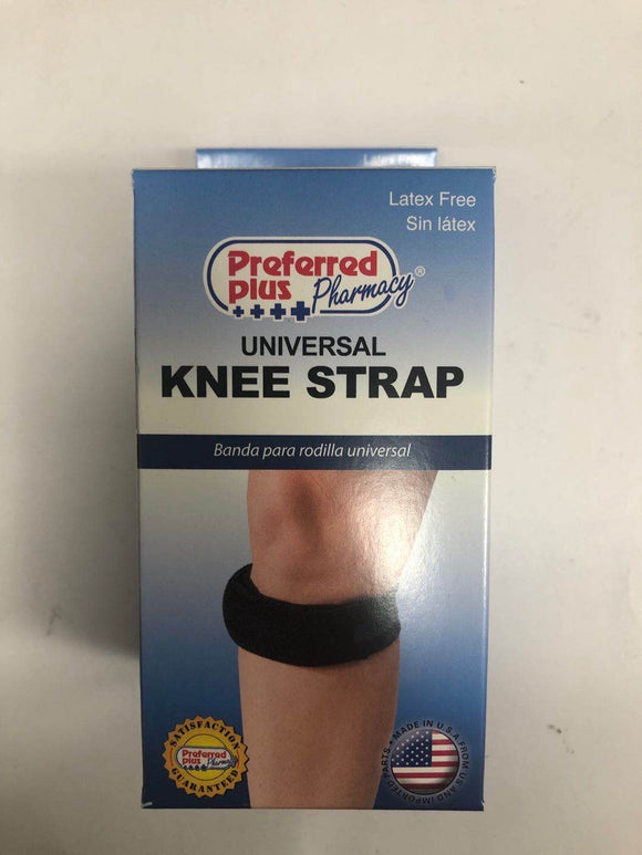 Preferred Plus Pharmacy Brand Universal Knee Strap, Latex Free 可调节护膝带