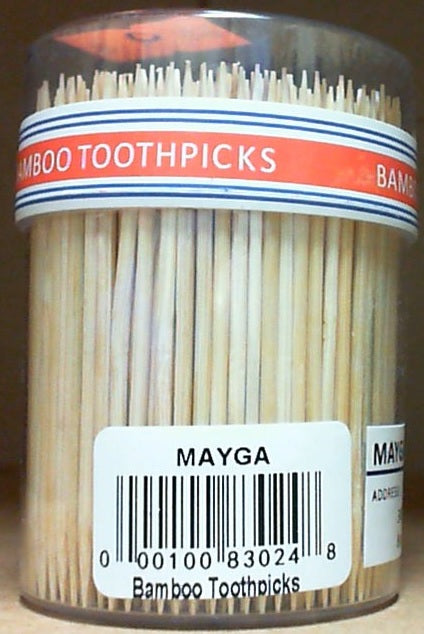 Mayga Brand Bamboo Toothpicks