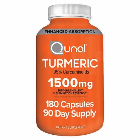 Qunol, Turmeric 1500 mg (180 Capsules)  95％姜黄素