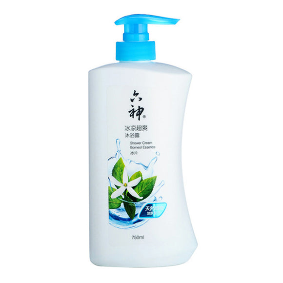 LIUSHEN Brand Shower Cream Borneol Essence (1L)  六神牌 沐浴露 (冰片) 冰涼超爽 1升