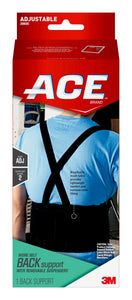 ACE Brand 3M Work Belt Back Support with Removable Suspenders  可调节吊帶式腰托带