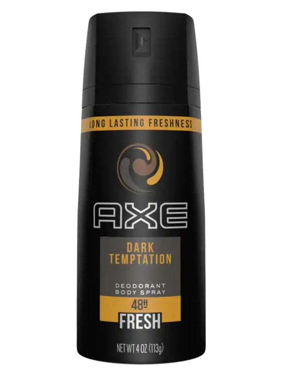 AXE Brand Deodorant Body Spray, Dark Temptation 4 oz (133g)  去除身體臭味噴霧