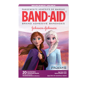 BAND-AID ADHESIVE BANDAGES FROZEN ASSORTED 20 CT