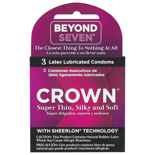 Beyond Seven Brand Crown Condoms, 3 Ct  避孕套