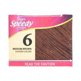 Bigen Brand Speedy Conditioning Color Kit (#6 Medium Brown) 2.82 oz (80g) 美源牌 10分鐘快速染髮劑套裝 (6 中褐色)