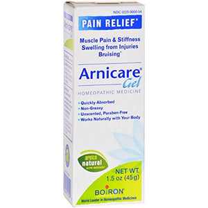 Boiron Brand Arnicare Gel for Pain Relief, Muscle Pain & Stiffness Swelling from Injuries Bruising (1.5 oz (45g)  緩解疼痛 肌肉疼痛和僵硬 受傷腫脹 毛刺