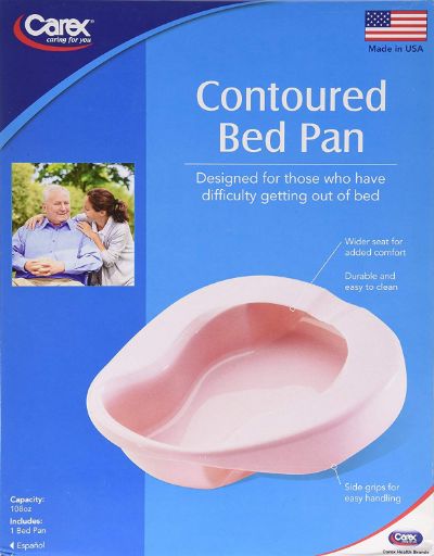 Carex Brand Contoured Bed Pan #P70400  便盆 #P70400