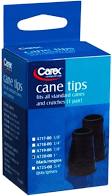 Carex Brand Cane Tips 1" (A720-11) canes 2 tips 適合所有標準的拐杖底墊