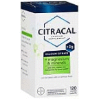 Citracal Brand Calcium Citrate With Vitamin D Multimineral Supplement, 120 Ct  檸檬酸鈣和維生素D多礦物質補充劑