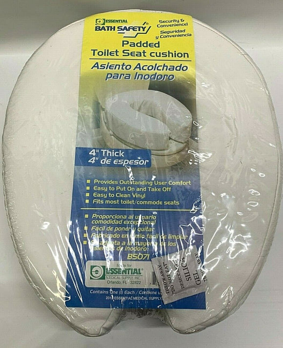 Essential Brand Padded Toilet Cushion - White - 4