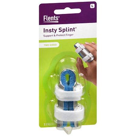 Flents Insty, Splint Brand Support & Protect Finger, Large, Two-Sided  支持和保護手指, 大號
