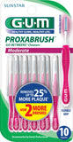 GUM Brand Proxabrush Go-Betweens Cleaners Moderate 10 Count  牙縫刷, 適合中等牙縫