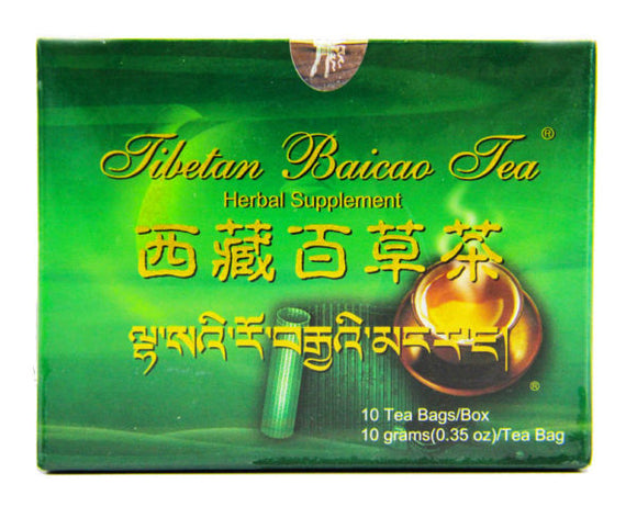 Tibetan Baicao Tea, 10 Tea Bags/Box  西藏百草茶10包