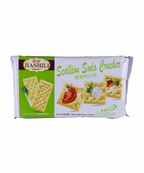 Jiashili Brand Scallian Soda Cracker 5.96 oz (169g)  嘉士利牌, 蔥香梳打餅