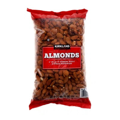 Kirkland (Signature) Brand Whole Almonds 1.36 KG (3 LB)  杏仁, 整颗原味