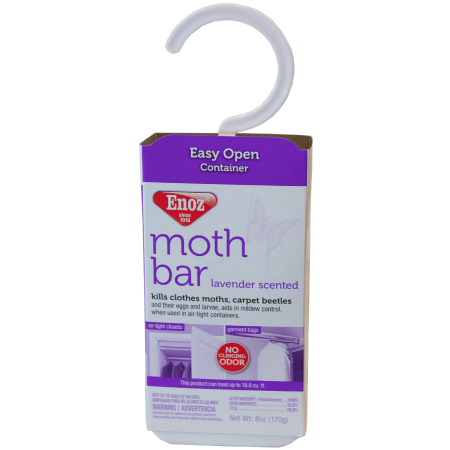 Enoz Brand Lavender Scented Hanging Moth Bar, Kills Clothes Moth, Carpet Beetles 6 oz (170)  殺死衣蛾, 地毯甲蟲, 薰衣草香掛裝