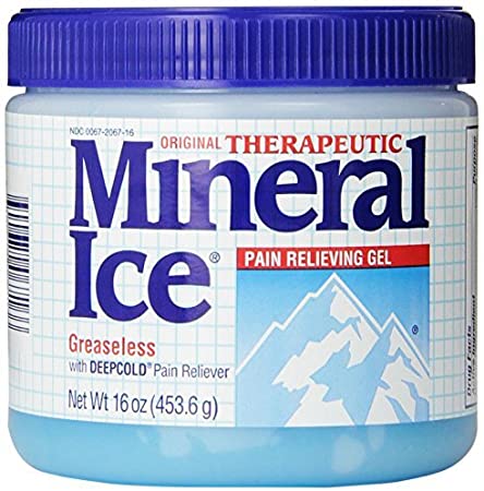 Mineral Ice Brand Menthol Pain Reliving Gel 16 oz (453.6g)  外用止痛舒緩凝胶