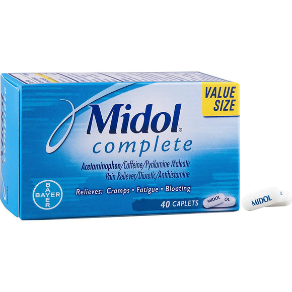 Midol complete 40 cap.